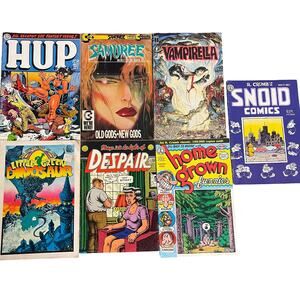 VTG Underground Collection Of Comic Books 70's 80's Hup, Vampirella, R.Crumbs